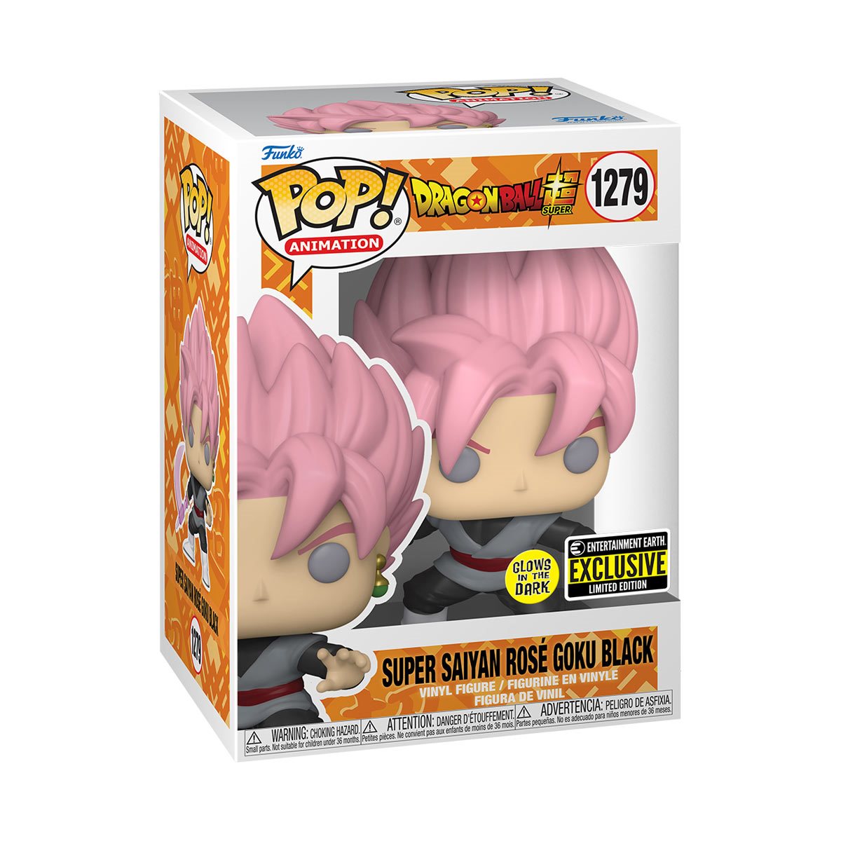 Funko Pop!: Dragon Ball Super Saiyan Rose Goku Black Glow-in-the-Dark Funko Pop!: Dragon Ball Super Saiyan Rose Goku Black Glow-in-the-Dark