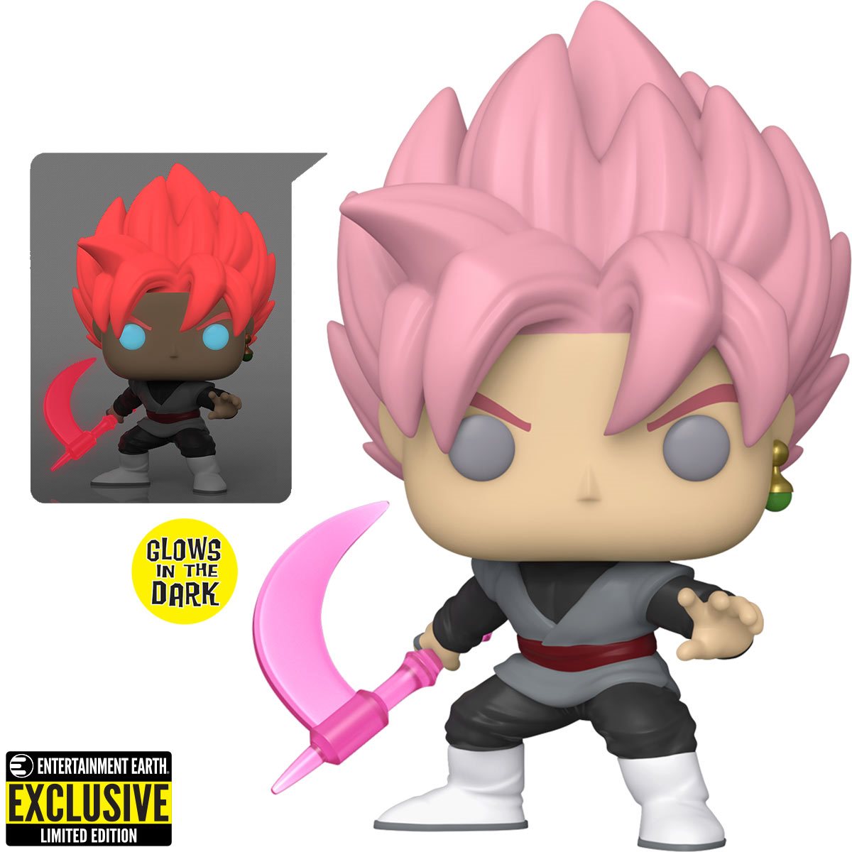 Dragon Ball Super Saiyan Rose Goku Black Glow-in-the-Dark Funko Pop! Vinyl Figure - Entertainment Earth Exclusive