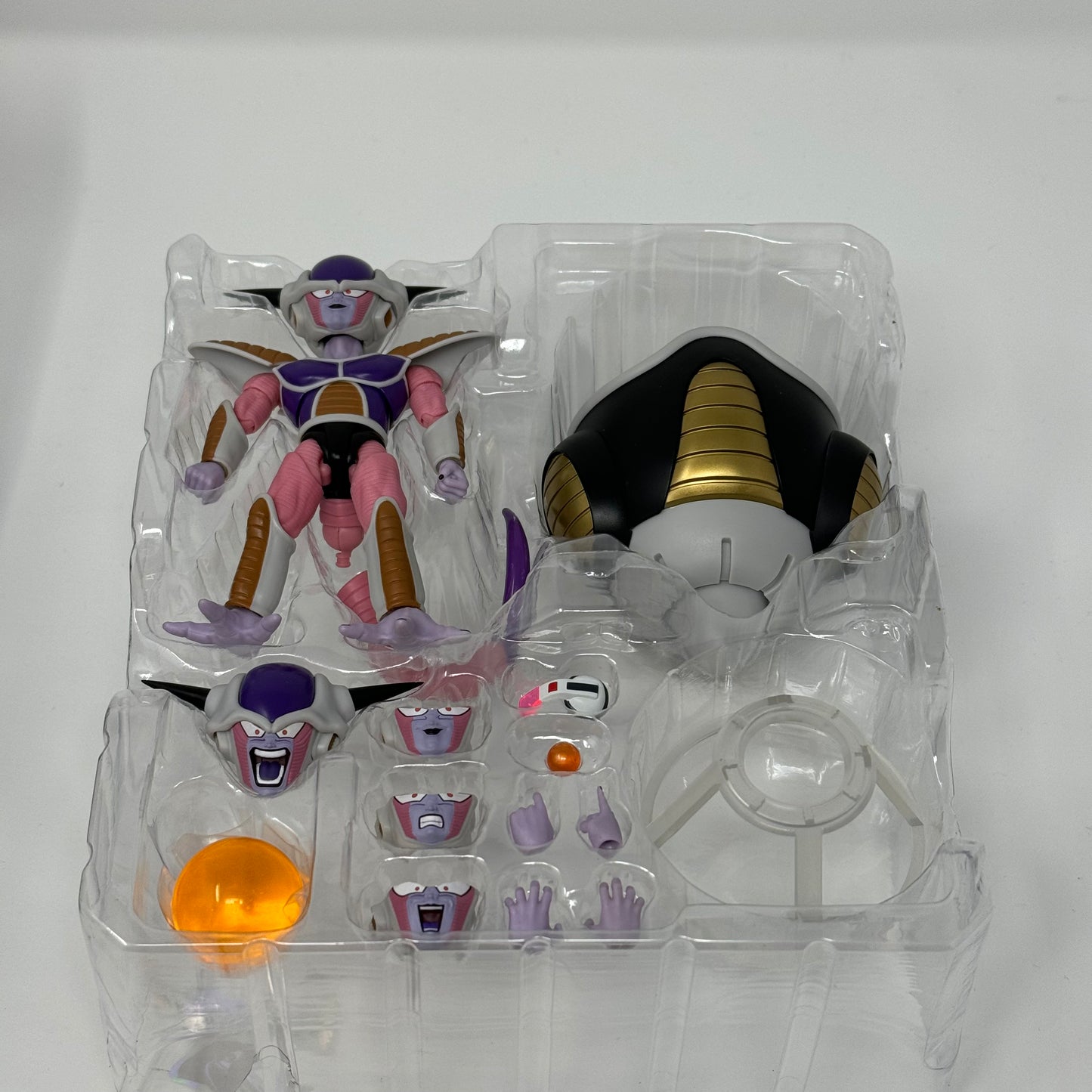 Dragon Ball Z Frieza First Form and Frieza Pod S.H.Figuarts Action Figure Set - USED