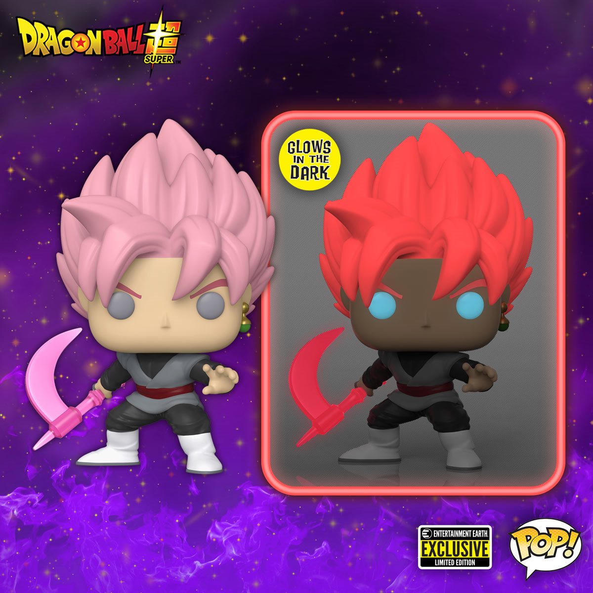 Funko Pop!: Dragon Ball Super Saiyan Rose Goku Black Glow-in-the-Dark Funko Pop!: Dragon Ball Super Saiyan Rose Goku Black Glow-in-the-Dark